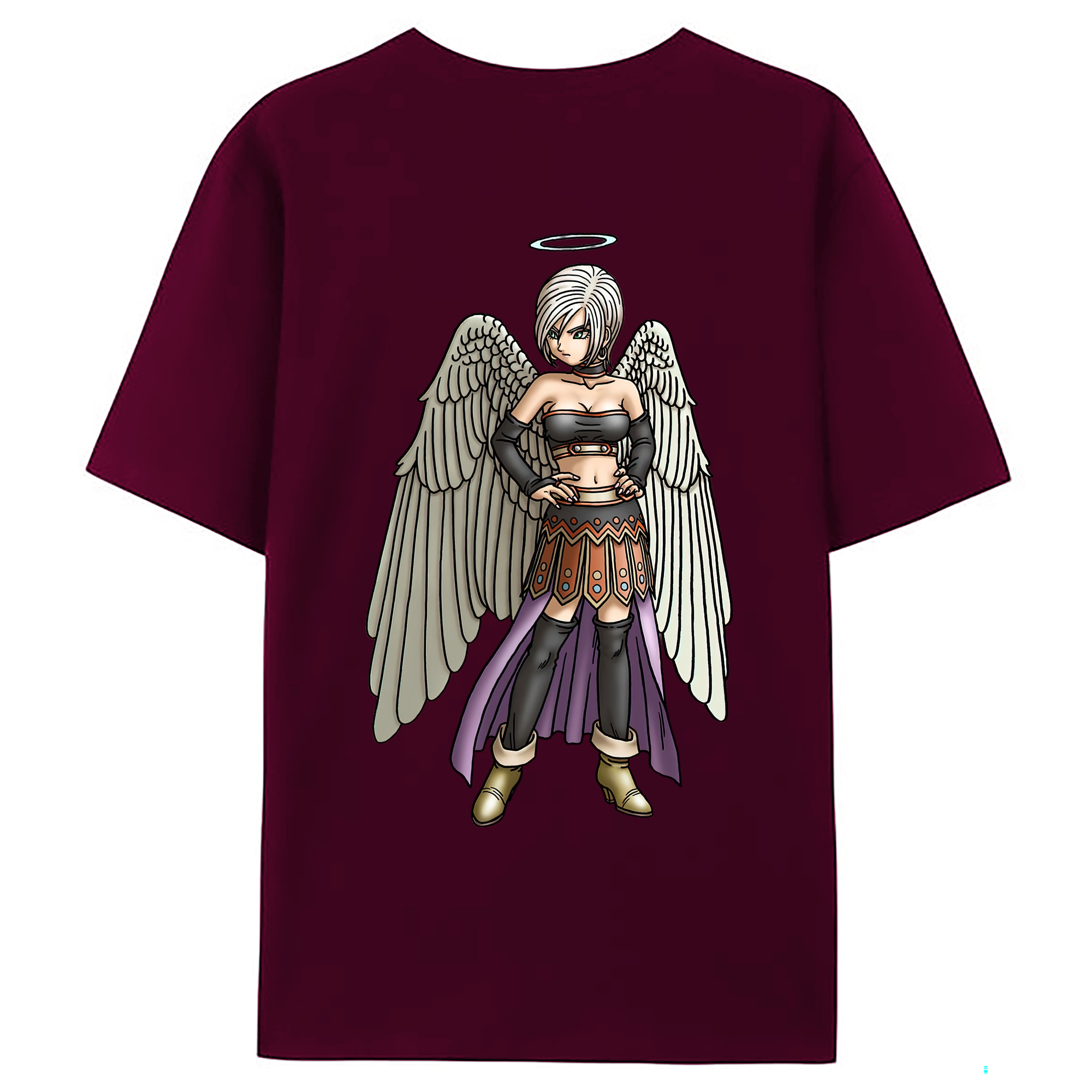 （画像用） ドラゴンクエスト Doragon Kuesuto Dragon Quest レディース半袖Tシャツ(バックプリント)